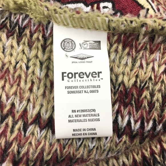 FSU Scarf & 2 Pair Gloves Seminoles Florida State College Football Game Day Gear - Picture 6 of 14